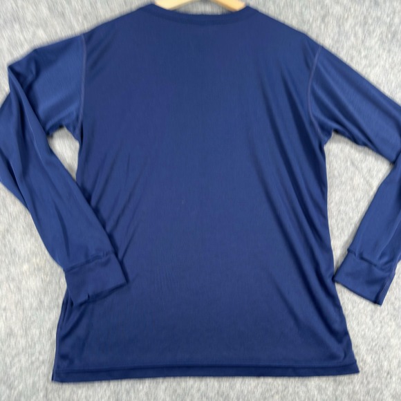 Vintage Patagonia Capilene Shirt Mens Large Blue Long Sleeve Base Layer USA 90s - Picture 13 of 16